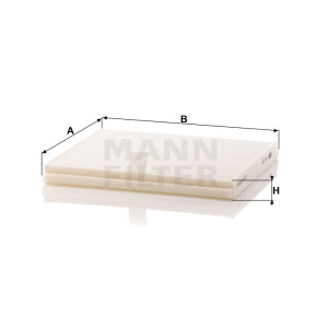 Фильтр салона MANN-FILTER CU 2137